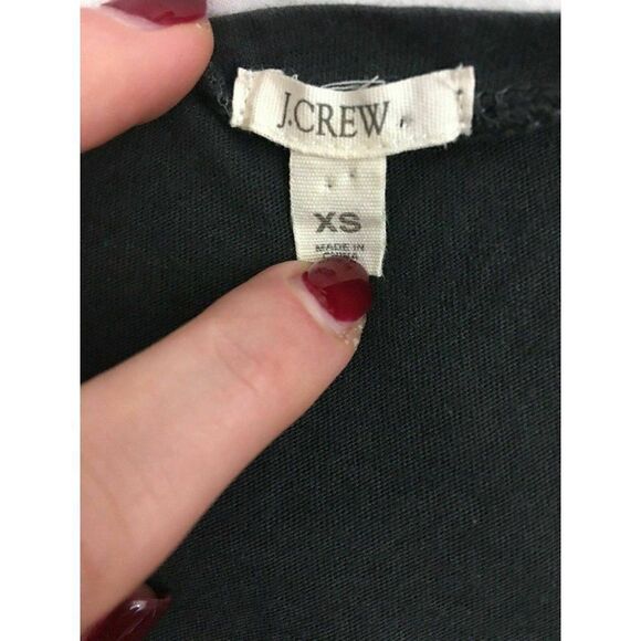 J Crew Long Sleeve Ruffle Top 100% cotton top - Picture 5 of 6